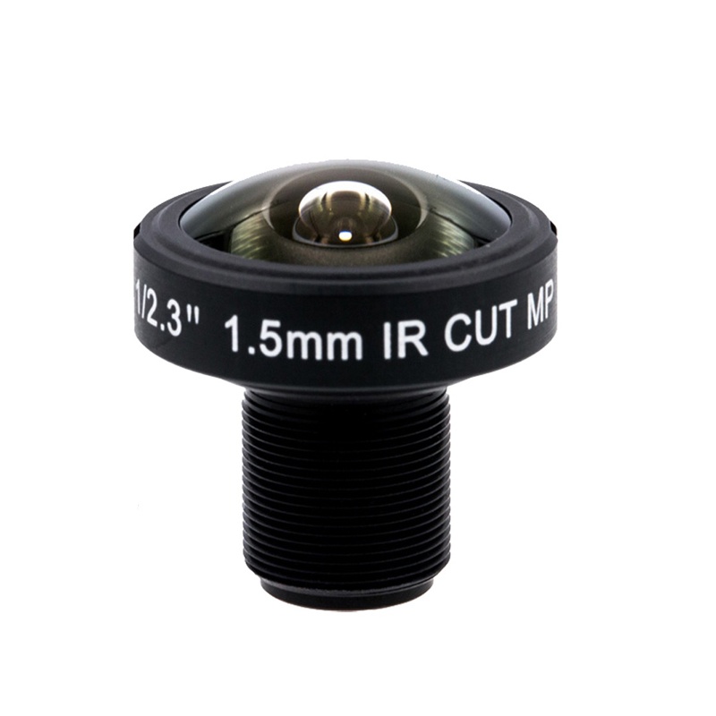 1/2.3" F2.8 1.5mm Wide Angle 180D Fisheye Lens 10MP M12 for GoPro Hero 4 3 Xiaomi Yi 4K Replace