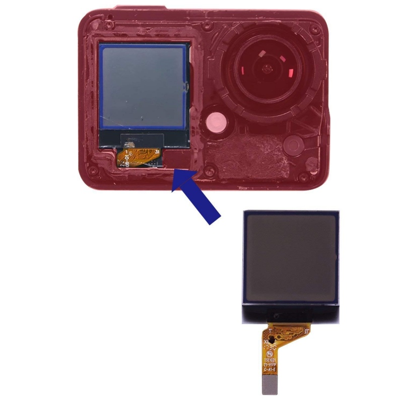 GoPro Hero 5 Hero 6 Front Small LCD Screen Display for Replacement Parts Repair Hero5/6 LCD Screen